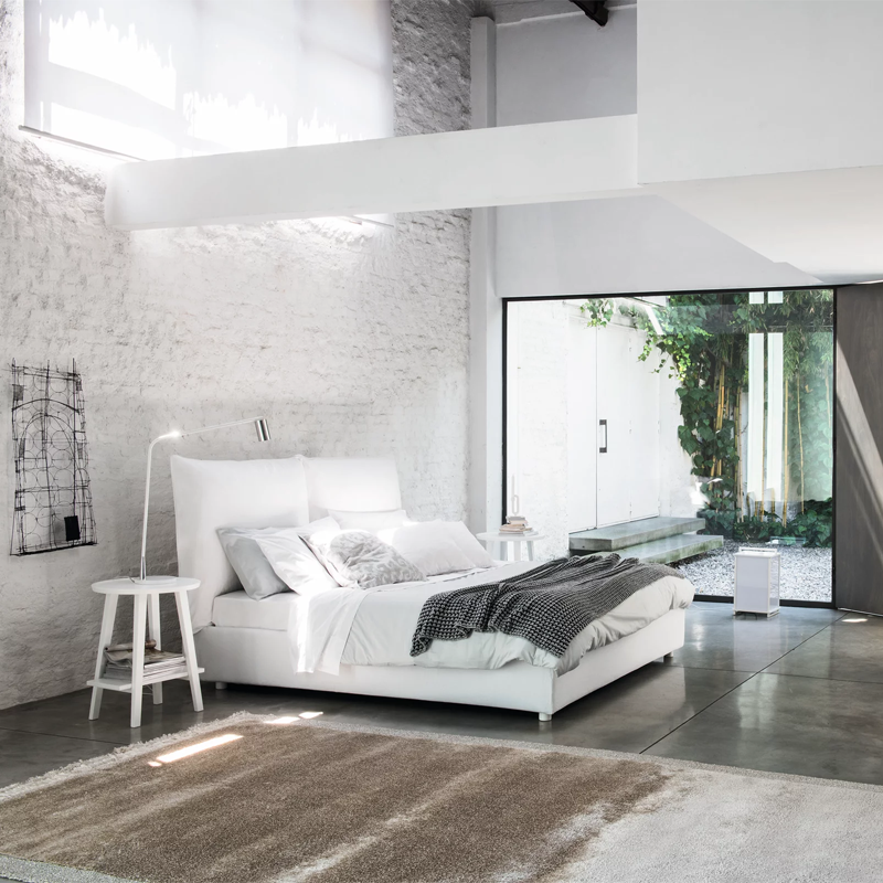 Gervasoni Lit Double 160x200 Tissu Blanc Lino Quickship Icônes Paola Navone Angers Nantes Paris Bordeaux Rennes Tours Mans Laval Baule Porni   Copie (5)