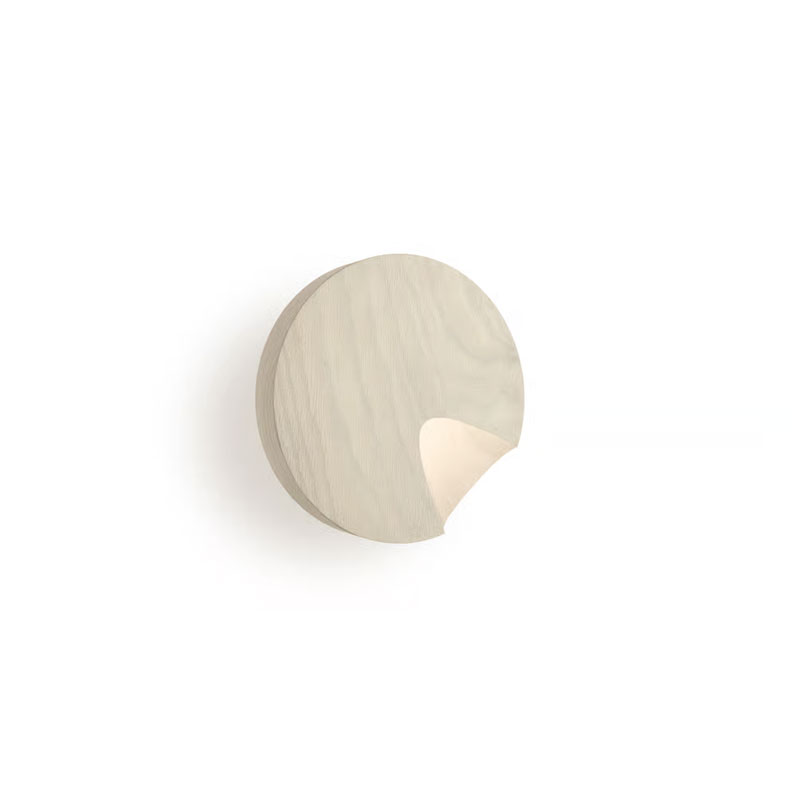 Vibia Applique Dots Bois Chêne Halo Rond Luminaire rotatif Martín Azúa Icônes Angers Nantes Paris Bordeaux Nice Tours Mans Rennes