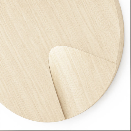 Vibia Applique Dots Bois Chêne Halo Rond Luminaire rotatif Martín Azúa Icônes Angers Nantes Paris Bordeaux Nice Tours Mans Rennes 5