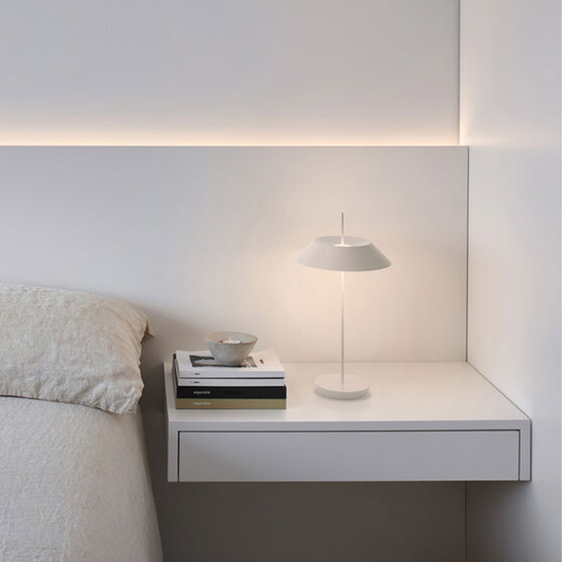 Vibia Mayfair Vibia Lampe Table Batterie recheargeable Minimalist Blanc Led Diego Fortunato Icônes Angers Nantes Paris Bordeaux Rennes Tours Mans Lyon 4