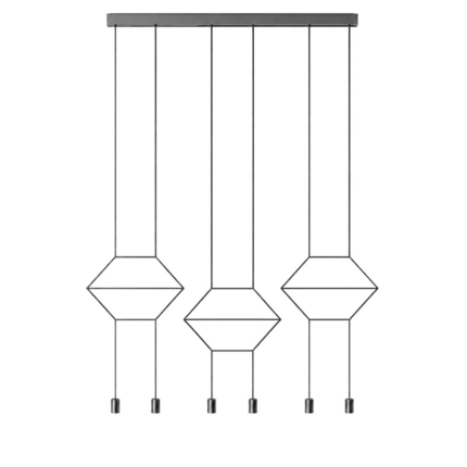 Vibia Wireflow Lineal Noir Suspension 0320 0325 0330 0332 Dimensions Arik Levy Icônes Angers Nantes Paris Bordeaux Rennes Tours Mans Lyon 2