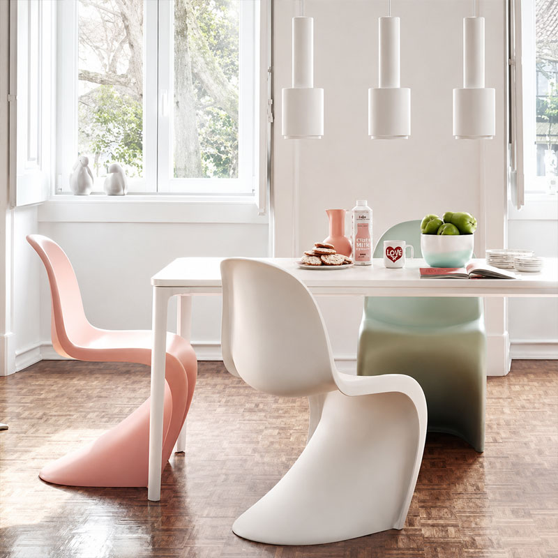 Vitra Chaise Chair Panton Blanc Plastique Verner Icônes Angers Nantes Paris Bordeaux Nice Tours Ancenis Mans Rennes Lyon 8