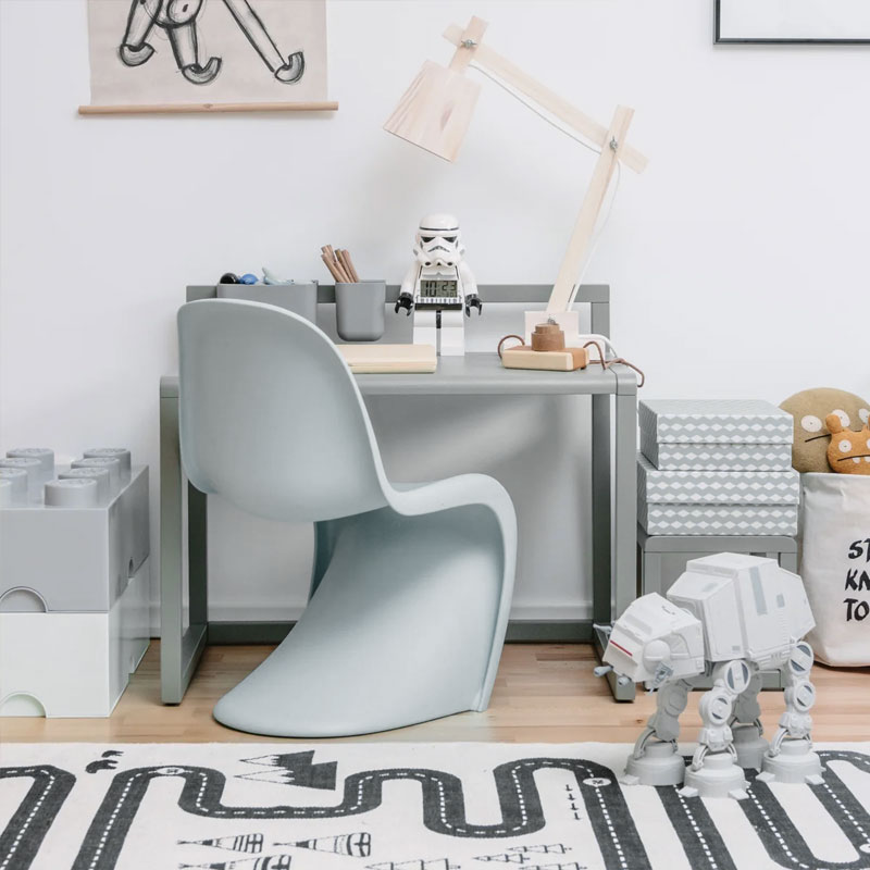 Vitra Chaise Junior enfant Chair Panton Vert Gris Soft mint Plastique Verner Icônes Angers Nantes Paris Bordeaux Nice Tours Lyon Lille Rennes 7
