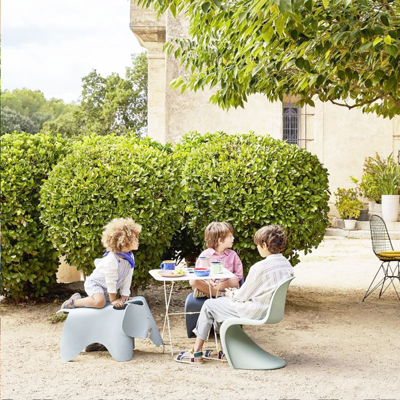 Vitra Chaise Junior enfant Chair Panton Vert Gris Soft mint Plastique Verner Icônes Angers Nantes Paris Bordeaux Nice Tours Lyon Lille Rennes 9