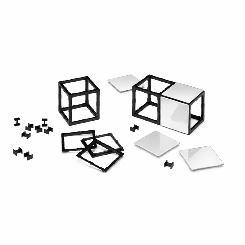 Vitra Panton Cubes Duck Chrome Miroir Objet deco Sculpture Animaux Verner Panton Icônes Angers Nantes Paris Bordeaux Nice Tours Mans Rennes Lyon 7