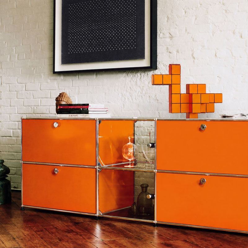 Vitra Panton Cubes Duck Orange Objet deco Sculpture Animaux geometrie Verner Panton Icônes Angers Nantes Paris Bordeaux Nice Tours Mans Rennes 3