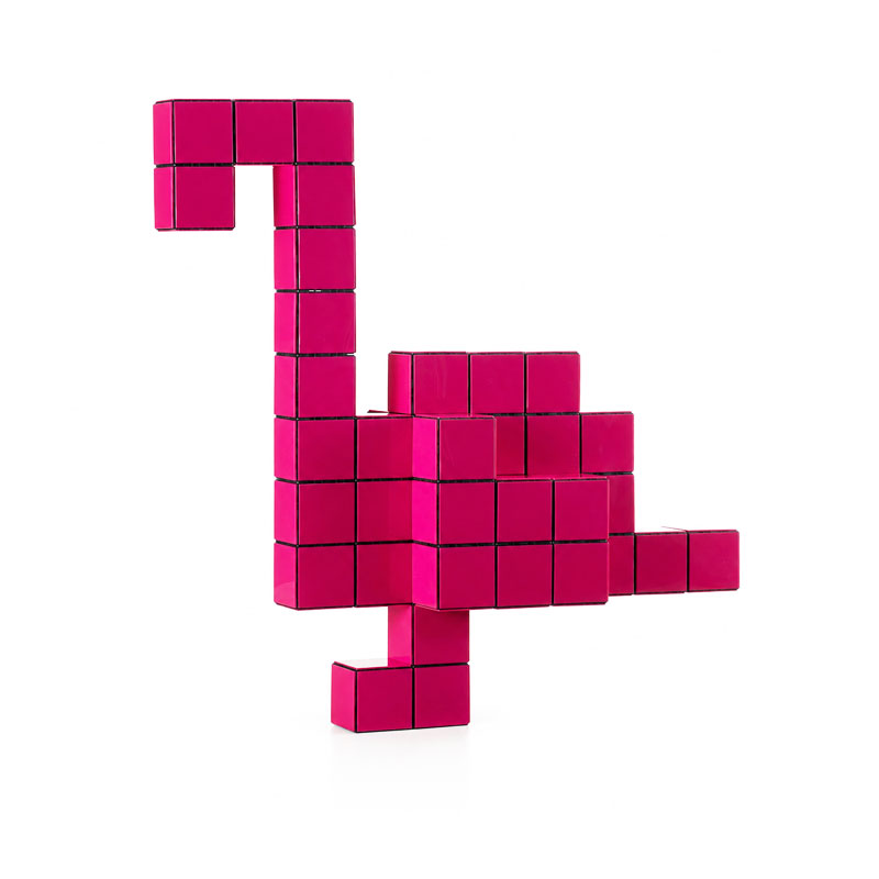 Vitra Panton Cubes Flamingo Rouge Objet deco Sculpture Animaux Verner Panton Icônes Angers Nantes Paris Bordeaux Nice Tours Mans Rennes Lyon 2