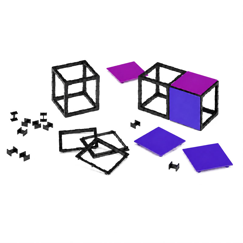 Vitra Panton Cubes Giraffe Violet Objet deco Sculpture Animaux Verner Panton Icônes Angers Nantes Paris Bordeaux Nice Tours Mans Rennes 2