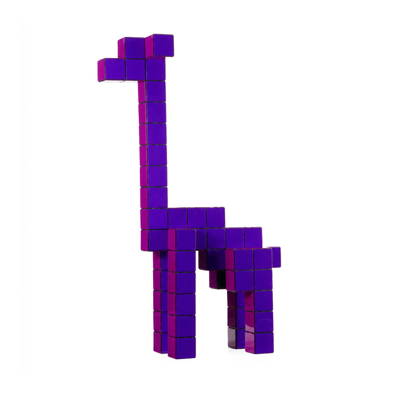 Vitra Panton Cubes Giraffe Violet Objet deco Sculpture Animaux Verner Panton Icônes Angers Nantes Paris Bordeaux Nice Tours Mans Rennes 4