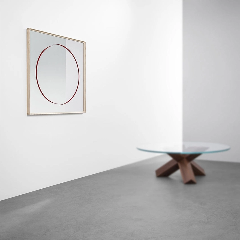 Cassina Miroir Deadline Eternal sun 083 22 Ron Gilad frene Naturel  Dimensions Icônes Angers Nantes Paris Bordeaux Lyon