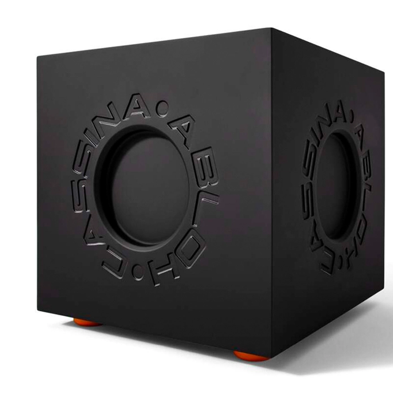 Gros plan sur le connecteur orange permettant d'assembler les modules Modular Imagination Cassina