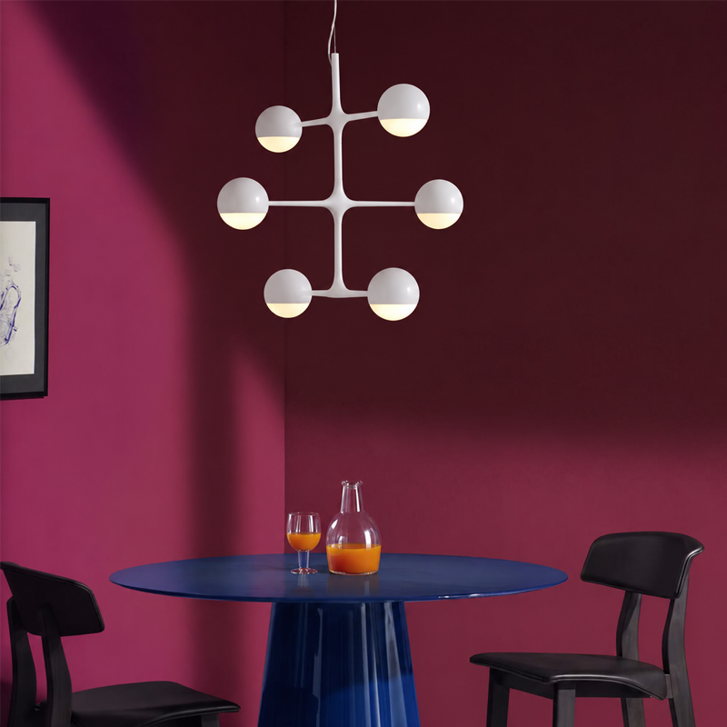 Cassina Suspension dot pattern light chandelier Blanc  Charles et Ray Eames Icônes Angers Nantes Paris Bordeaux rennes Tours Nice 2