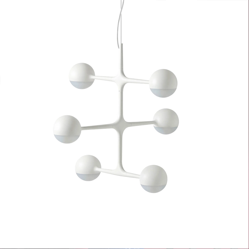 Cassina Suspension dot pattern light chandelier Blanc  Charles et Ray Eames Icônes Angers Nantes Paris Bordeaux rennes Tours Nice 3