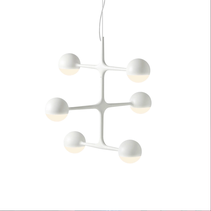 Cassina Suspension dot pattern light chandelier Blanc  Charles et Ray Eames Icônes Angers Nantes Paris Bordeaux rennes Tours Nice 4