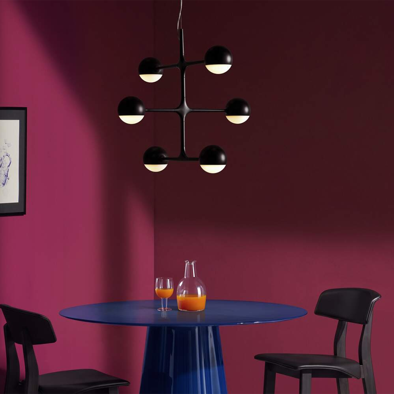 Dot Pattern Light Cassina noir en situation