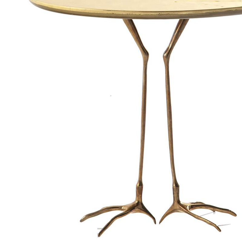 Cassina Table Traccia w50 01 Meret Oiseau Oppenheim Or jaune Icônes Angers Nantes Paris Bordeaux Rennes Tours poitiers