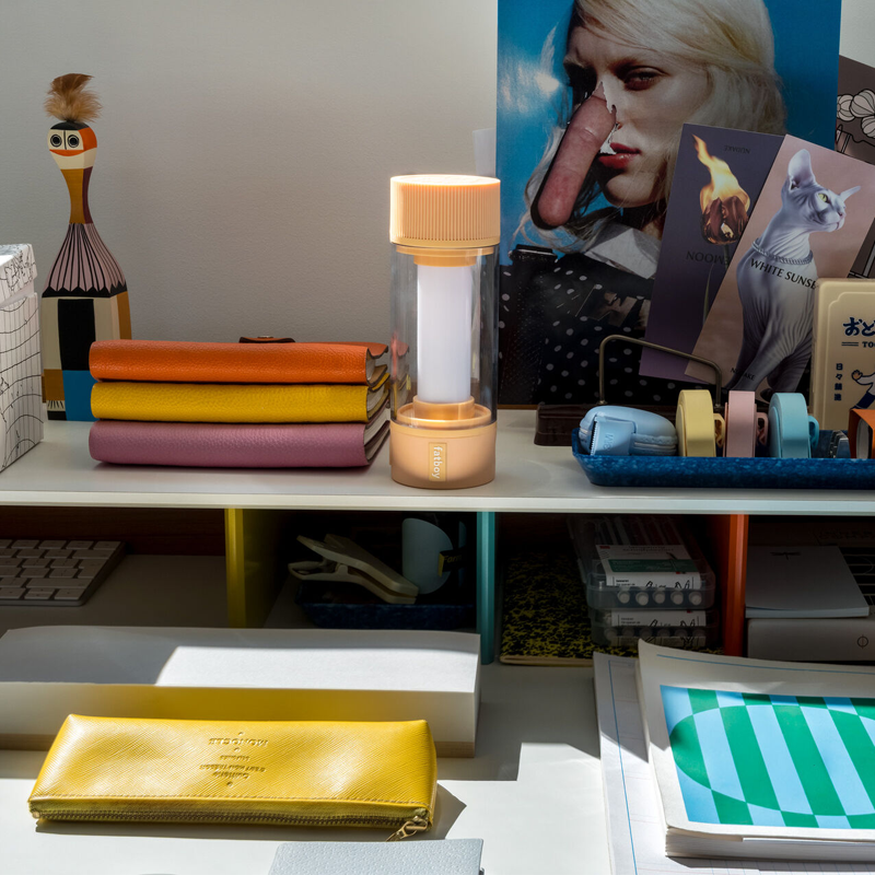 Fatboy Lampe Batterie TJOEPKE Soft Peach Pêche Apple Nomade Veilleuse Bergman Icônes Angers Nantes Paris Bordeaux Rennes Mans Nice 0
