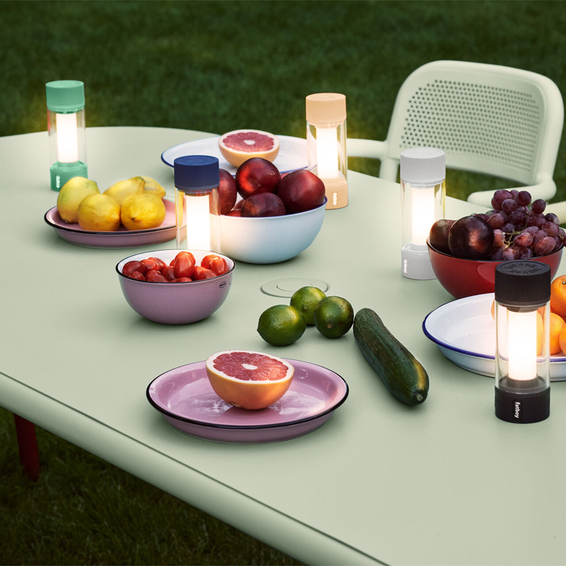 Fatboy Lampe Batterie TJOEPKE Soft Peach Pêche Nomade Veilleuse Rechargeable Icônes Angers Nantes Paris Bordeaux Rennes Mans Saintes