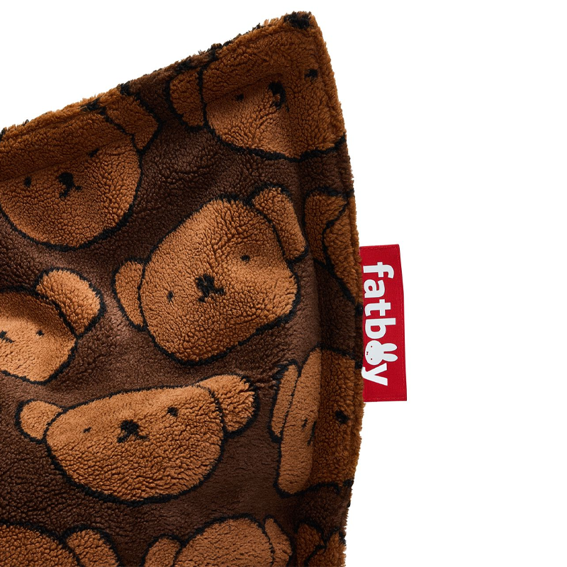 Fatboy Pouf  Original Slim Teddy x Boris ours Marron Moumoute Enfant Bergman Bruna Setälä Icônes Angers Nantes Paris Bordeaux Rennes 2