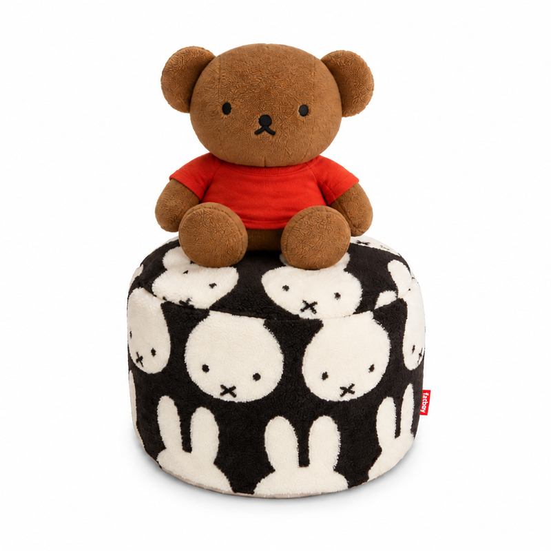 Fatboy Pouf Point Teddy x Miffy Blanc Noir Enfant Lapin Bergman Bruna Setälä Icônes Angers Nantes Paris Bordeaux Rennes Lyon Lille 3