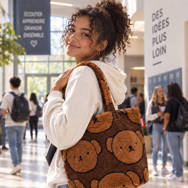 Fatboy Sac Top Bag accessoire Teddy x Miffy Boris Marron Moumoute Bergman Bruna Icônes Angers Nantes Paris Bordeaux Rennes Tours 4