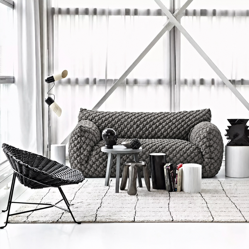 Gervasoni Canapé Nuvola Gris 3D Dehoussable Paola Navone Icônes Angers Nantes Paris Bordeaux Rennes Tours Mans Tours Sarzeau Pornichet cholet 4
