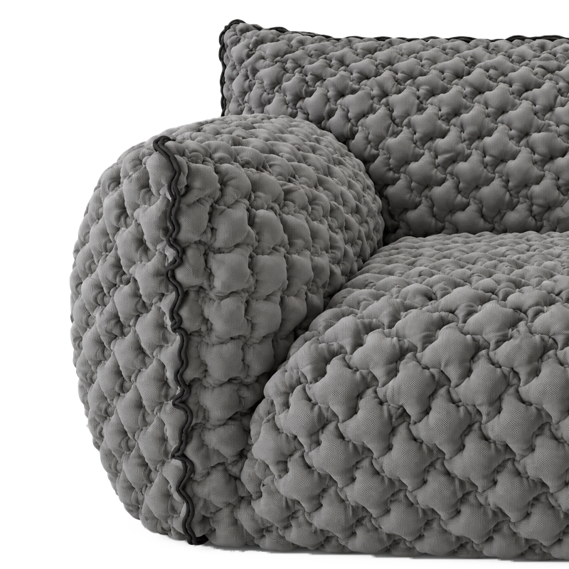 Gervasoni Canapé Nuvola Gris 3D Dehoussable Paola Navone Icônes Angers Nantes Paris Bordeaux Rennes Tours Mans Tours Sarzeau Pornichet cholet 6