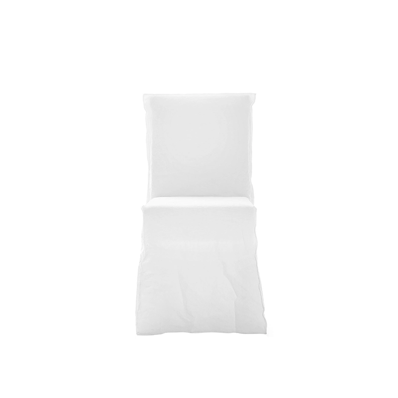 Gervasoni Ghost 23 Chaise Tissu Blanc Lino Quickship Icônes Paola Navone Angers Nantes Paris Bordeaux Rennes Tours Mans Laval Baule Poitiers
