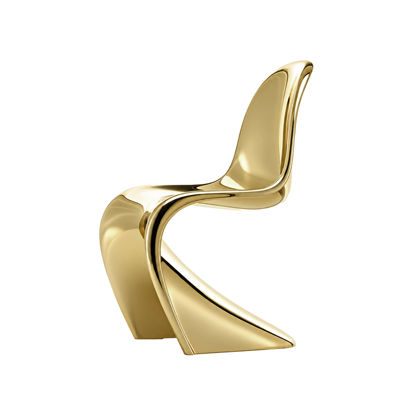 Vitra Chaise Panton Chair Classic Gold Or Edition limitée Verner Panton Icônes Angers Nantes Paris Bordeaux Rennes Cannes